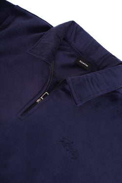 Image of CORDUROY ZIPPER POLO